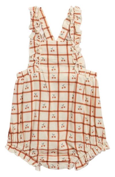 Rylee + Cru Rylee + Cru Chiara Cherry Check Romper