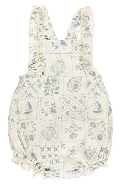 Rylee + Cru Rylee + Cru Chiara Tile Bubble Romper