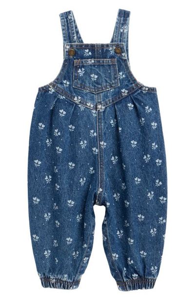 Rylee + Cru Rylee + Cru Ditsy Heart Overalls