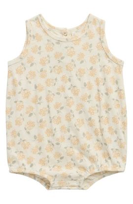 Rylee + Cru Rylee + Cru Ditsy Print Cotton Bubble Bodysuit