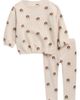Rylee + Cru Rylee + Cru Floral Print Long Sleeve Stretch Cotton T-Shirt & Joggers Set - 2