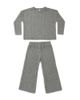 Rylee + Cru Rylee + Cru Girls' Cozy Rib Knit Tee & Wide Leg Pants Set - 1