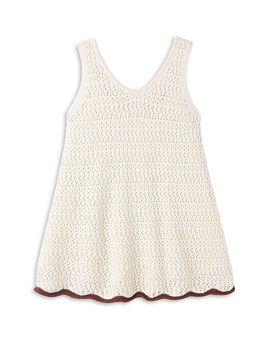 Rylee + Cru Rylee + Cru Girls' Crochet Tank Mini Dress