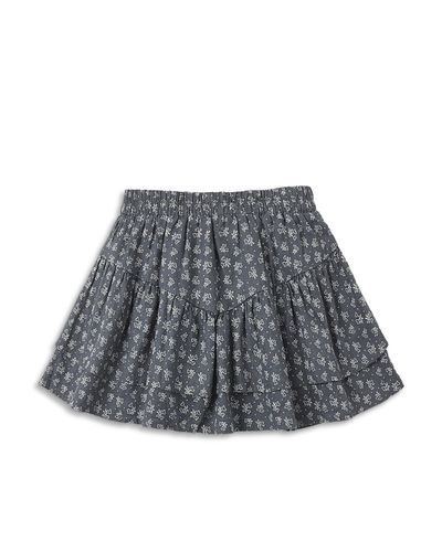 Rylee + Cru Rylee + Cru Girls' Heart Ditsy Tiered Mini Skirt