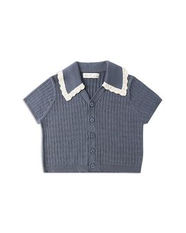 Rylee + Cru Rylee + Cru Girls' Sloane Knit Top