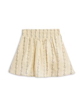 Rylee + Cru Rylee + Cru Girls' Teen Smocked V Mini Skirt