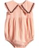 Rylee + Cru Rylee + Cru Kids' Cove Embroidered Collar Romper - 1