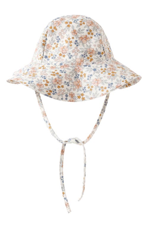 Rylee + Cru Rylee + Cru Kids' Floral Floppy UPF 50+ Sun Hat