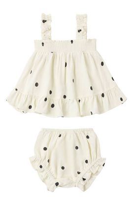 Rylee + Cru Rylee + Cru Lala Polka Dot Tank Top & Bloomers