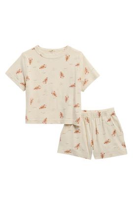 Rylee + Cru Rylee + Cru Lobster T-Shirt & Shorts Set