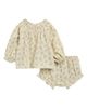 Rylee + Cru Rylee + Cru Quincy Long Sleeve Top & Bloomers Set - 1