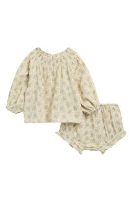 Rylee + Cru Rylee + Cru Quincy Long Sleeve Top & Bloomers Set