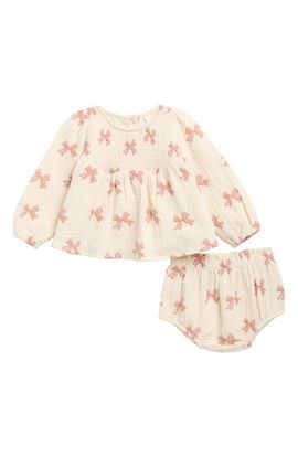 Rylee + Cru Rylee + Cru Sophia Bow Top & Bloomers Set