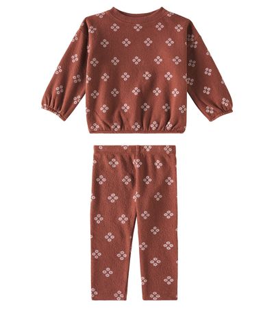 Rylee + Cru Rylee + Cru Spongey cotton-blend sweatshirt and sweatpants set