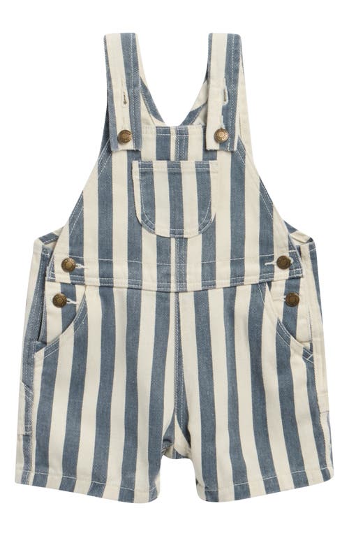 Rylee + Cru Rylee + Cru Stripe Denim Shortalls