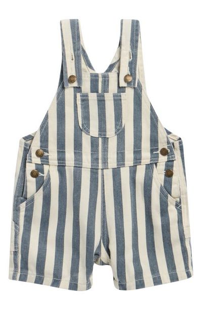 Rylee + Cru Rylee + Cru Stripe Denim Shortalls