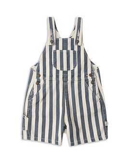 Rylee + Cru Rylee + Cru Unisex Striped Denim Shortall