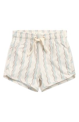 Rylee + Cru Rylee + Cru Wave Stripe Swim Trunks