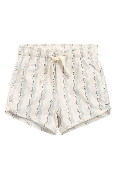 Rylee + Cru Rylee + Cru Wave Stripe Swim Trunks