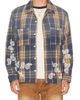 Ryoko Rain Ryoko Rain Blue Plaid Paisley Flannel - 1