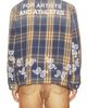 Ryoko Rain Ryoko Rain Blue Plaid Paisley Flannel - 2
