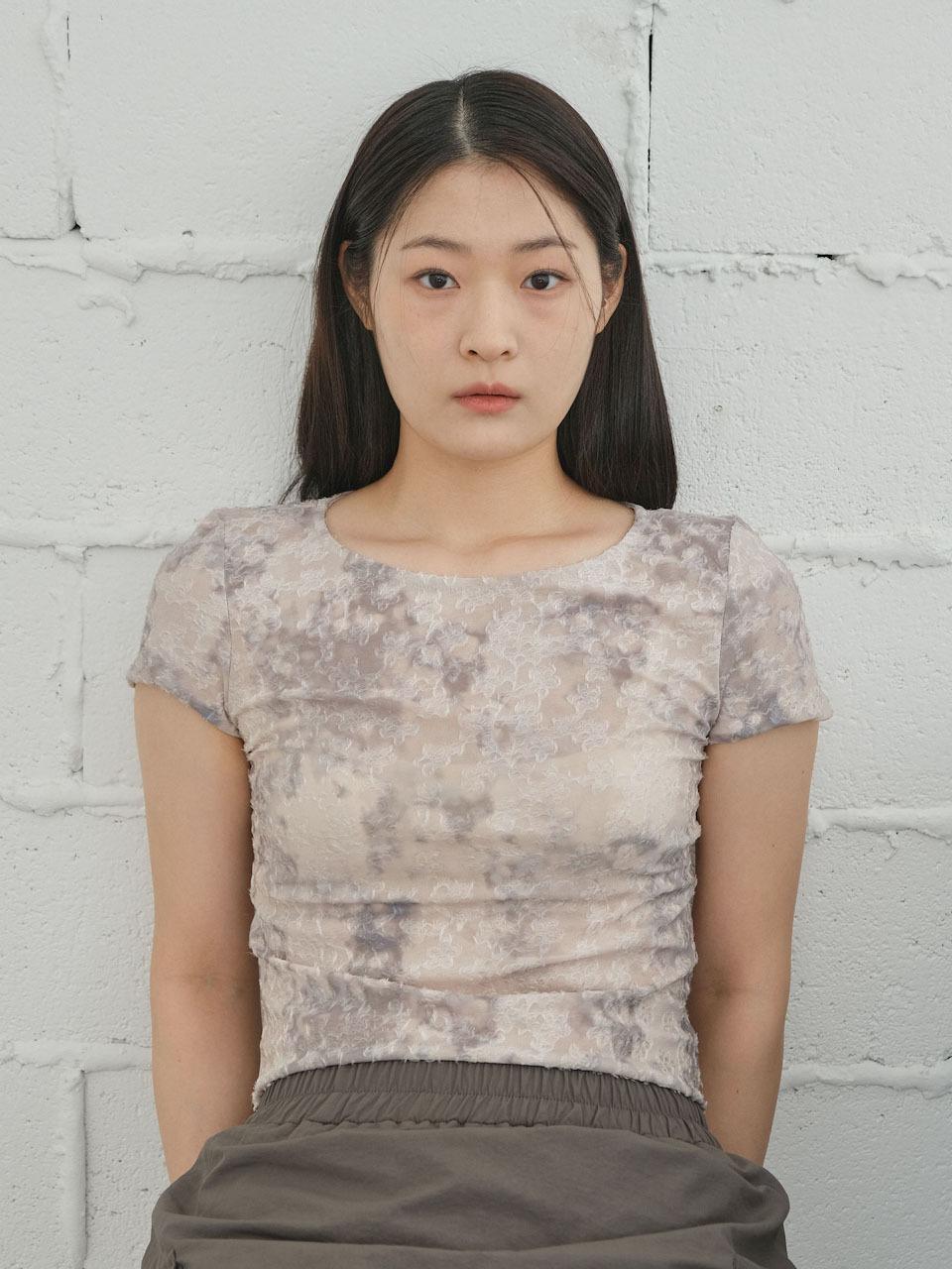 rysm Floral texture top - Etope