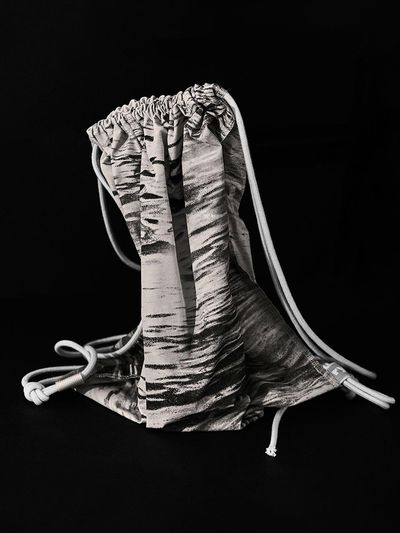 rysm Gray scale string bag