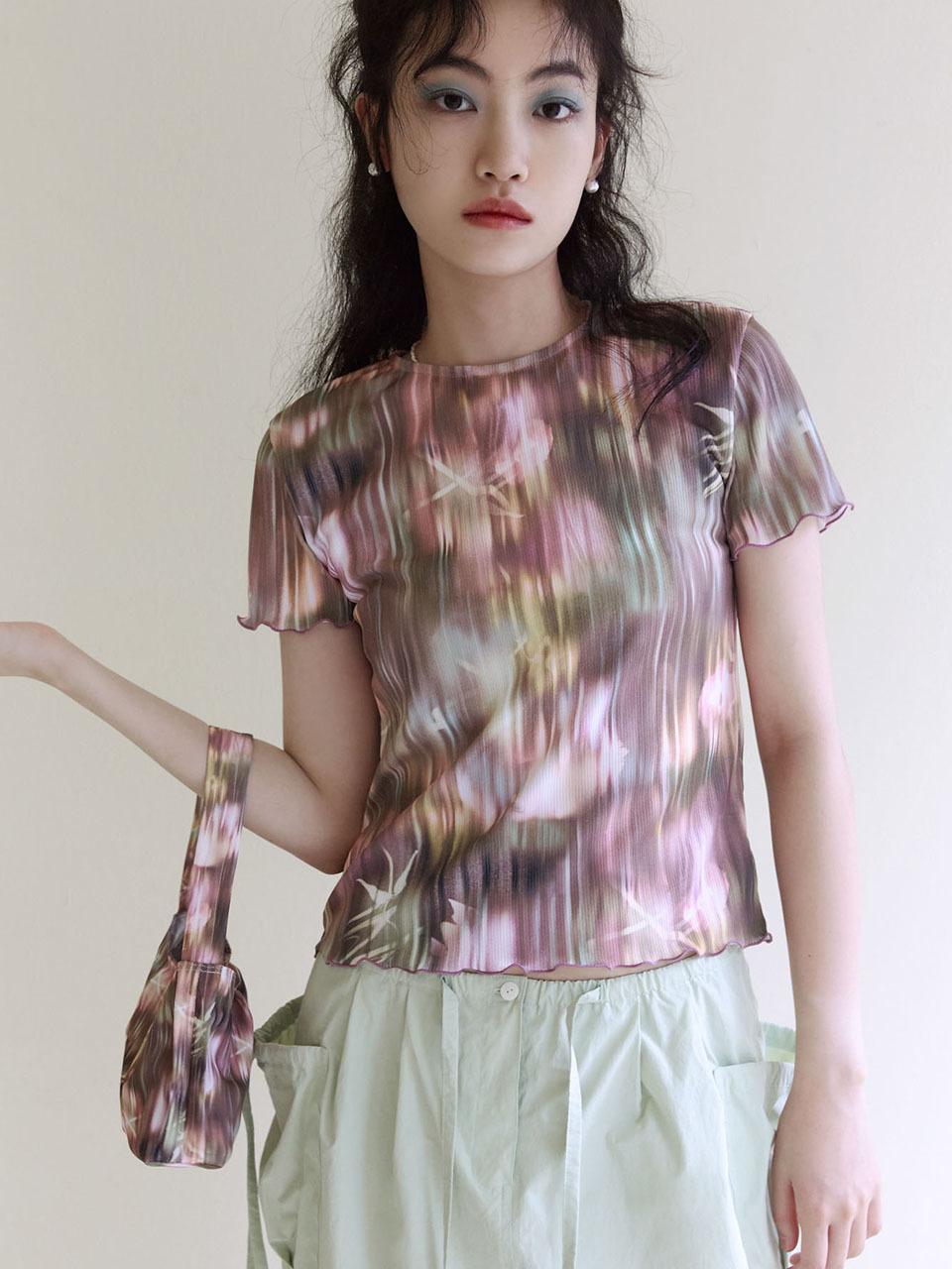 rysm Rising flower t - shirt - Brown