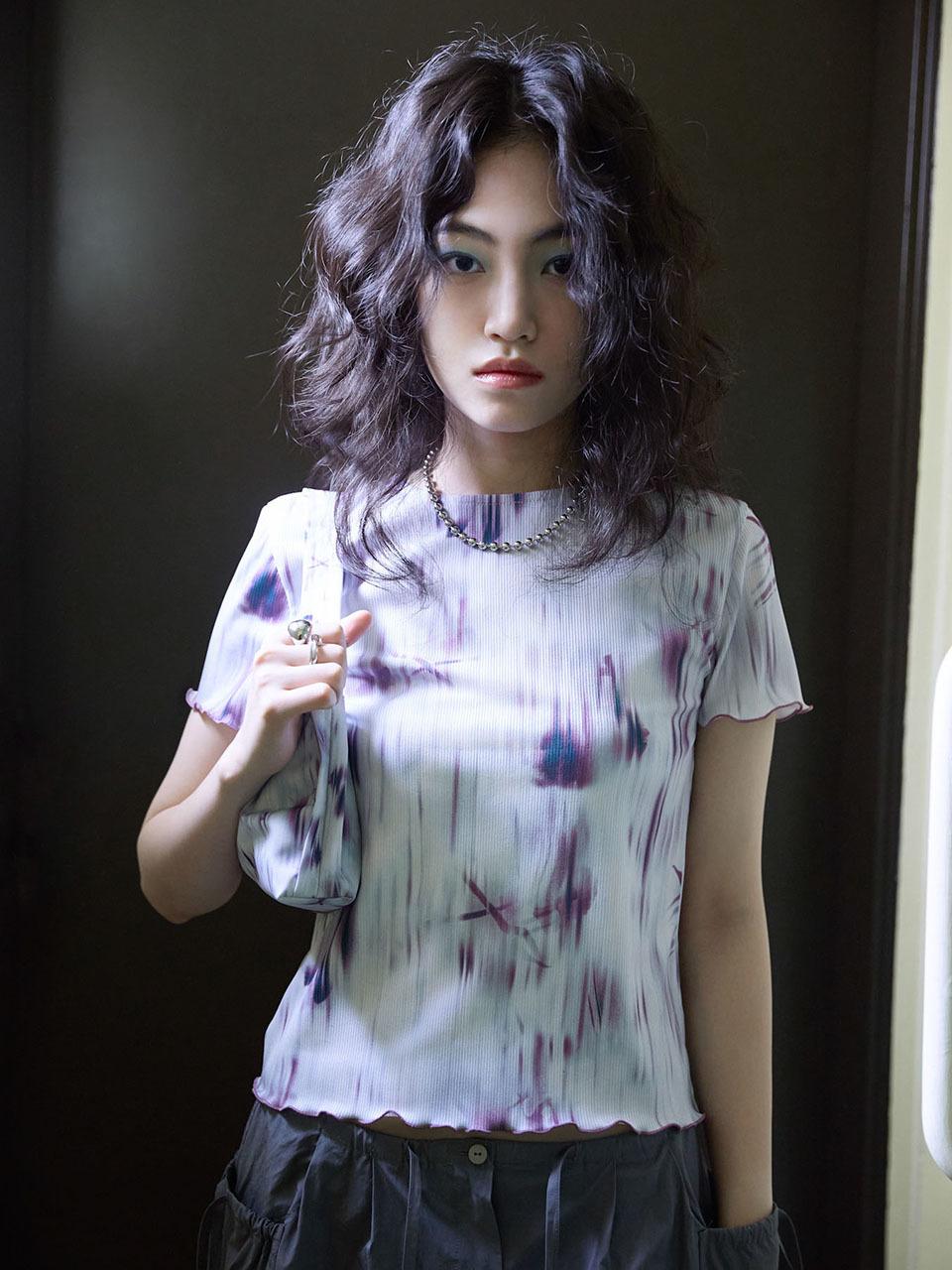 rysm Rising flower t - shirt - Mauve
