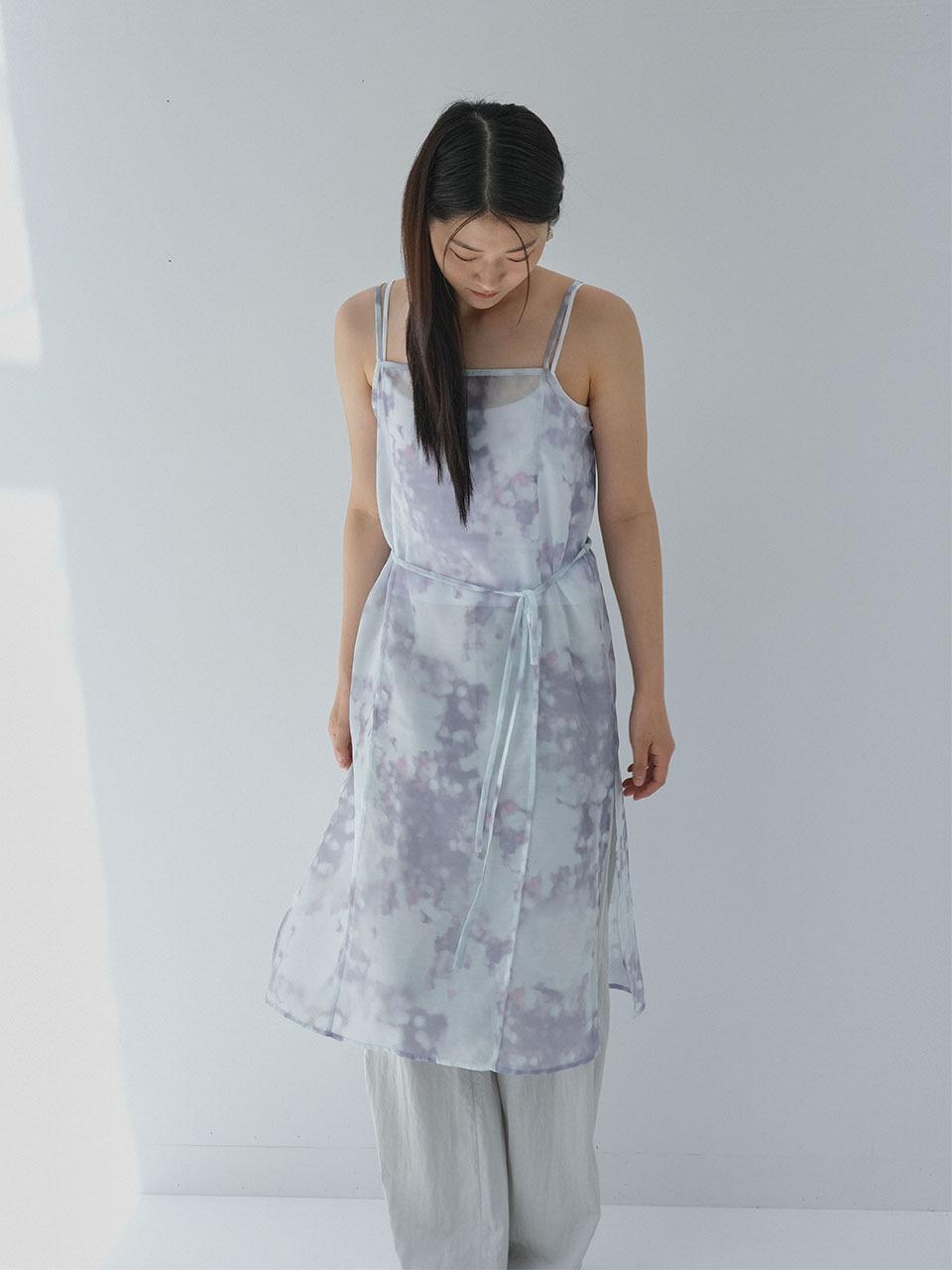 rysm Sheer print layering one piece - Mint