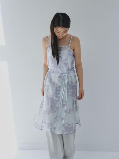 rysm Sheer print layering one piece - Mint