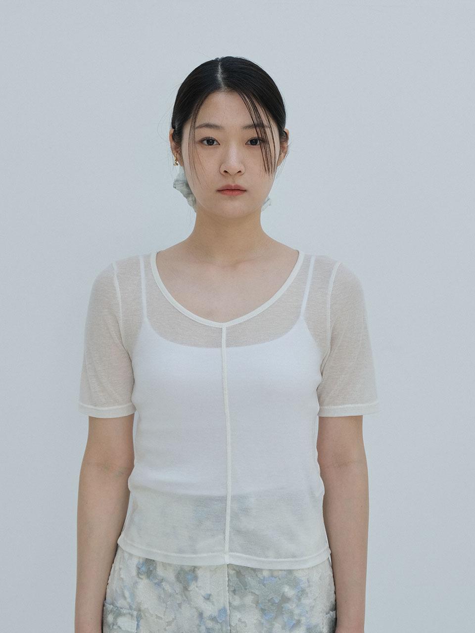 rysm Sheer tencel t - shirt -