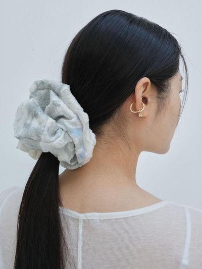 rysm Shimmer scrunchie - Jade green