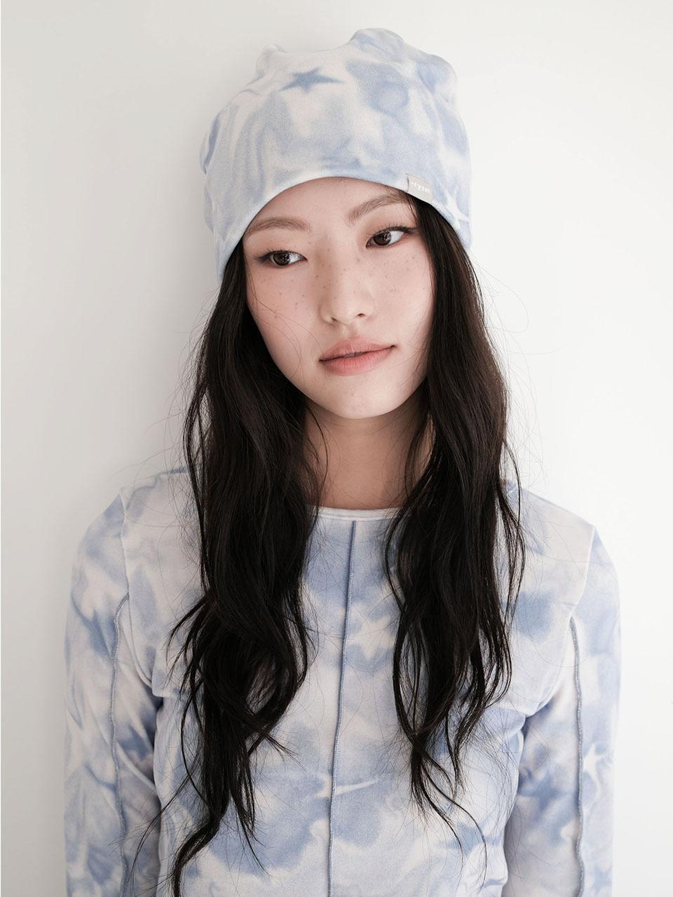 rysm Terry Marble Pattern Beanie [Blue]