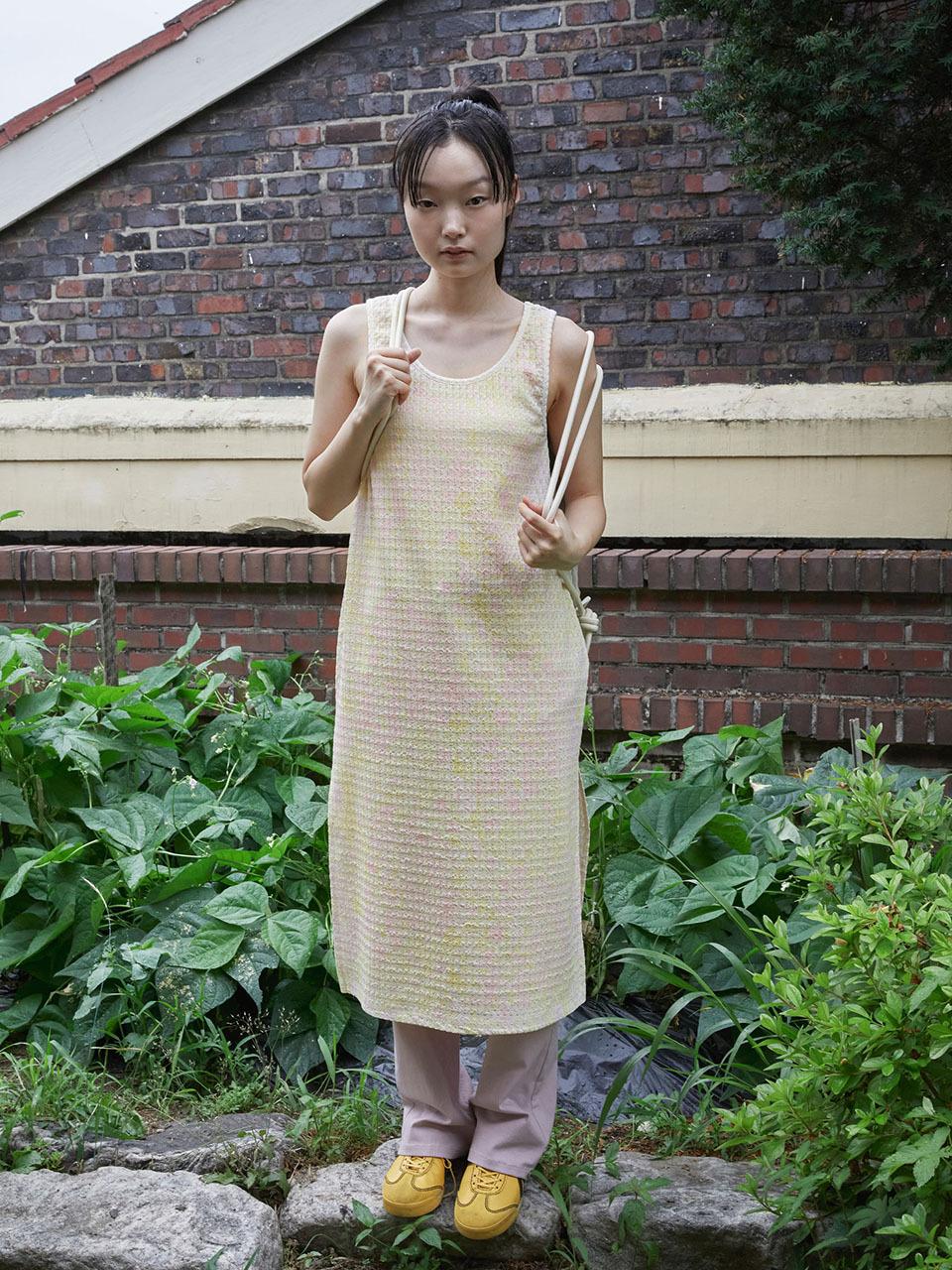 rysm Wall print layering one - piece - Pink