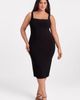 S3 Apparel S3 Apparel Sculpting Shapewear Square Neck Tank Midi Dress - 1