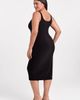S3 Apparel S3 Apparel Sculpting Shapewear Square Neck Tank Midi Dress - 2