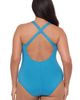 S3 Apparel S3 Apparel Smoothing and Sculpting Ribbed Scoopneck Crossback One-Piece Swimsuit - 3