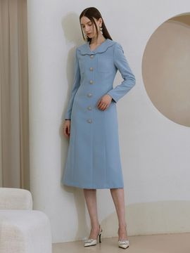 S BLANC Shenty / Collar Detail Dress