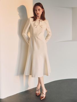 S BLANC Ulanni / Ribbon Mermaid Dress (2color)