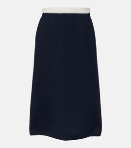 'S Max Mara 'S Max Mara Abaco pleated jersey midi skirt