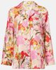 'S Max Mara 'S Max Mara Alan floral silk satin shirt - 1