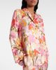 'S Max Mara 'S Max Mara Alan floral silk satin shirt - 6