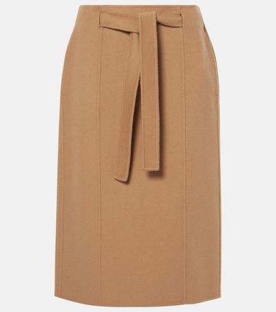'S Max Mara 'S Max Mara Alec belted wool midi skirt