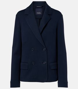 'S Max Mara 'S Max Mara Badia double-breasted cotton-blend blazer