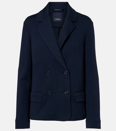 'S Max Mara 'S Max Mara Badia double-breasted cotton-blend blazer