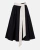 'S Max Mara 'S Max Mara Baschi pleated cotton-blend midi skirt - 1