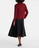 'S Max Mara 'S Max Mara Baschi pleated cotton-blend midi skirt - 3