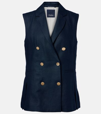 'S Max Mara 'S Max Mara Bird linen vest