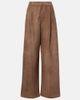 'S Max Mara 'S Max Mara Brando high-rise suede wide-leg pants - 1